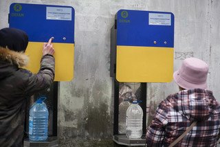 Oxfam water points in Ukraine